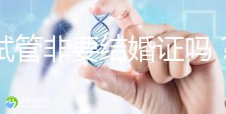 做試管非要結婚證嗎？試管是不是需要結婚證