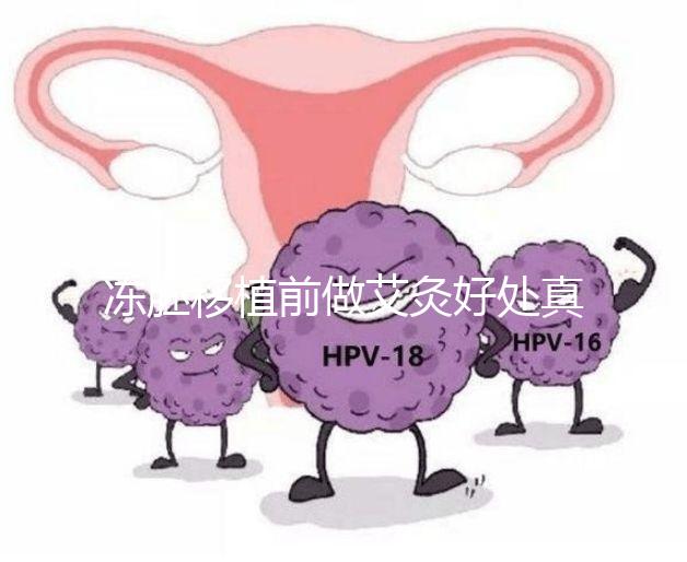 凍胚移植前做艾灸好處真不少，除了幫助著床還有這些作用